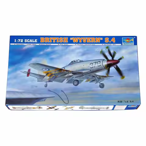 Trumpeter 01619 1/72 Scale British Westland WY Wyvern S4 Shipboard Fighter Aircraft Plastic Assembly