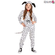 Christmas Dalmatian Dog cos Costume Children Halloween Costume Puppy Animal Costume Cosplay Costume
