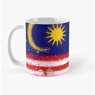 Souvenir Mug Malaysia Grunge Flag Coffee Mug