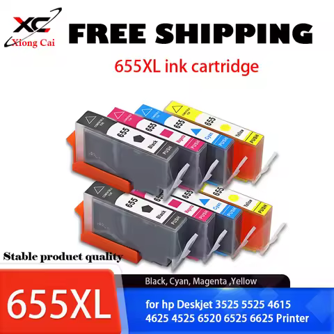 655 compatible for hp Deskjet 3525 5525 4615 4625 4525 6520 6525 6625 Printer for HP 655XL ink cartr