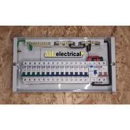 DB BOX Metalclad 18way (Full set) Maxgard MCB 6A-20A + RCCB 63A +Main switch 63A