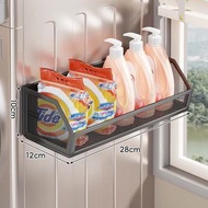 陽臺磁吸滾筒洗衣機置物架 側邊收納筐 衛生間放洗衣液空間利用(平行進口）（快遞送貨上門）
