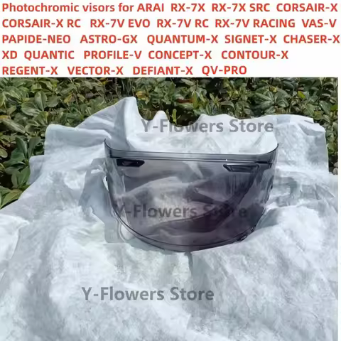 Photochromic Visor for ARAI RX7X SIGNET-X CHASER-X QUANTIC PROFILE-V CONCEPT-X CONTOUR-X  REGENT-X V