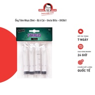 Plastic Syringe 20ml – Set of 4 – Uncle Bills – XH3061