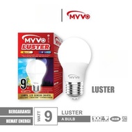 CAHAYA MYVO LUSTER LED SENSOR LIGHT BULB 9W 9 WATT WHITE LIGHT ROUND BULB BRIGHT LIGHT