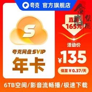 【百億補貼】夸克SVIP12個月超級會員年卡瀏覽器網盤會員云收藏