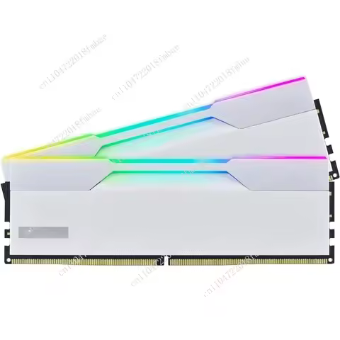 Gaming Desktop RAM 32GB 2x16GB DDR5 6000MHz CL28 1.4V White