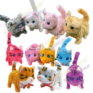 Ready Stock 😻🐈🐈‍⬛ Cat Interaction Doll moving, Meow - Meow Sounds & Moves Like A Real Cat Patung Kuc