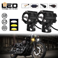 2Pcs Mini Driving Light V5/V6 High and Low Beam White and Yellow Single And Dual Lights Korean