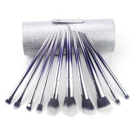 makeup brush No Lint Makeup Brush Barrel Brush Gradient Color 10 Makeup Brush Set Brush Portable Mak