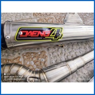 ∇ ✟ ✥ DAENG SAI4 OPEN PIPE WITH SILENCER FOR SMASH 115