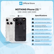 Nothing Phone (3) 5G/A024 (12GB+256GB) (16GB+512GB) Nothing Malaysia Set