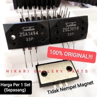 (PROMO) ORIGINAL SANKEN 2SA1494/2SC3858 33P 1Set Transistor Sanken (satu pasang) High Quality Berkua