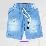 Champion ripped short jeans for kids cheap clothes size 123,456,81012