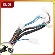 Sudi Engine Wire Loom Kit Wearproof CDI Solenoid Plug Wiring Harness Assembly Dependable for GY6 125cc-250cc Quad Bike ATV