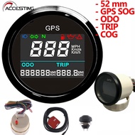 Boat Car G-P-S Speedometer With G-P-S Antenna For Motor Yacht 52mm TFT Screen Waterproof Odometer Tr
