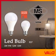 Led Bulb Sirim 5W /12w/9W/ 15W mentol led LED BULB E27 HARGA DIRECTR KILANG e27 6000k 3000k white an