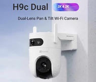 EZVIZ H9c Dual 3K / 2K Dual-Lens 360° Wireless CCTV | Full AI Detection | LAN Port | 30m Night Visio