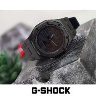 CASIO 卡西歐 G-SHOCK 農家橡樹八角型錶殼-黑X黑/45.4mm (GA-2100-1A1) 改裝AP版本 全新一支 原廠正品