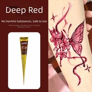 AIOOTI Henna Tattoo Cream, Easy-To-Use Semi-permanent Henna Paste Cone, Henna Tattoo Cream Temporary