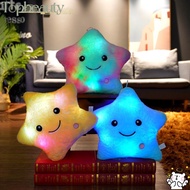 TOPBEAUTY LED Star Doll Toy, LED Star Electronic Star Plush Toy, Soft Home Decoration Baby Kid Toys 