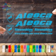 Aleoca Cutting Sticker Variasi Sepeda Lipat Gunung Timbul Tahan Air Reflective Frame Striping Bike
