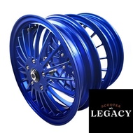 1O1 Factory SRV Blue Front & Rear Vespa Sprint Primavera GTS Rims