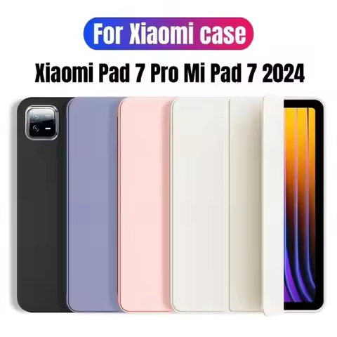 For Xiaomi Pad 7 Case 2024 Flip Stand PU Protective Cover for Coque Xiaomi Pad 7 Mi Pad 7 Pro Tablet