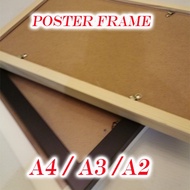 A4 , A3, A2 WOODEN POSTER FRAME, FRAME GAMBAR, PHOTO FRAME