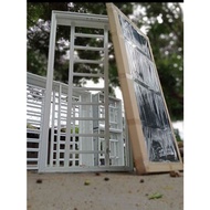 4'x2' (1 DAUN) FRAME TINGKAP SIAP GRILL DAN CERMIN