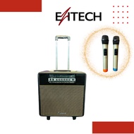 CLEAR STOCK EZITECH pa268 portable speaker with dual wireless microphone