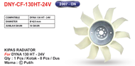 DNY CF KIPAS RADIATOR MOBIL FOR DYNA 130 HT -24V