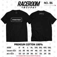 RACEROOM Black T-Shirt No Biased Cotton100 Freitag-86