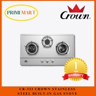 FREE INSTALLATION : CROWN CR-333 / CR-3 STAINLESS STEEL BUILT-IN GAS STOVE - 1 YEAR LOCAL WARRANTY!