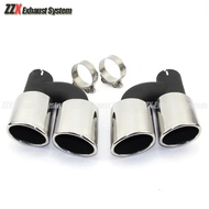 Accessories Stainless Steel Car Rear Exhaust pipe Muffler Tip CLAMP type fit for Audi A4 A5 A6 A7 to