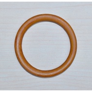 Japan Tochigi Saddle Leather Bracelet Lifetime Ring Seamless GOROS 6.5-7.5 Oz Rough Workmanship