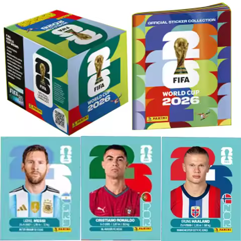 2026 Genuine Panini FIFA World Cup Sticker Collection Box Official Sticker Soccer Collectible Set So
