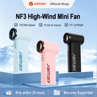 JAMAY NF3 Summer High-Speed ​​Mini Fan 100 Level Strong Wind 6000mAh Ultra-Long Battery Life Stylish