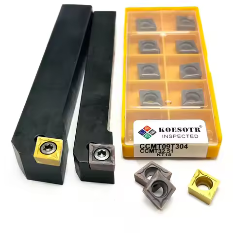 SCLCR1212H09 SCLCR1616H09 SCLCR2020K09 SCLCR2525M09 CNC Lathe 95 Degree Tool Post 10pcs CCMT09T304 C