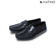 MATINO SHOES รองเท้าชายหนังแท้ รุ่น MC/S 2203 BLACK/BROWN