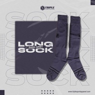 Kaos Kaki Olahraga Panjang Abu Abu Futsal Dan Sepak Bola Triple Sport