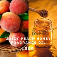 Juicy Peach Honey Fragrance Oil (100g/500g) - Global Affection