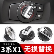 Suitable for BMW 3 Series 318 320 325 328 X1 Headlight Switch Knob Headlight Control Switch Push But