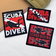 [Custom  patch] AE.Professional scuba diver 3D  Velcro Patch /Badges/armband/Emblem Decorative For J