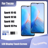 For Tecno Spark 10 KI5q KI8 Spark 10C KI5k KI5m Spark 10 Pro KI7 LCD Display Touch Screen