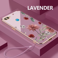 Case hp For OPPO A7 A7n A7x A8 Beautiful Flower Drop Resistant Case