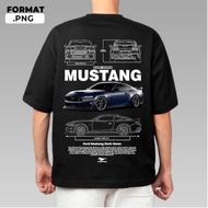 Ford Mustang Dark Horse Tshirt Jersey
