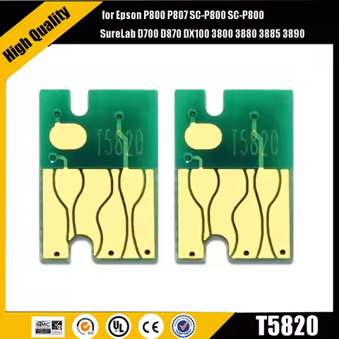 2/4 PCS T5820 chip Comaptibleor Maintenance Tank Chip For Epson SureColor P800 SC-P800 P807 SureLab