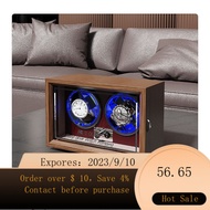 🌈Wooden Automatic Watch Winder Mechanical Watch Rotating Placement Device Anti-Magnetic Household Watch Storage Box Tran