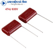 Bag of 15 RED CAPACITOR CBB22 CBB 474J 630V 0.47UF 630V 474 - CE8